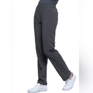 Infinity Mid Rise Tapered‎ Leg Contemporary Scrub Gray Pants CK065A NWT Size 2XL